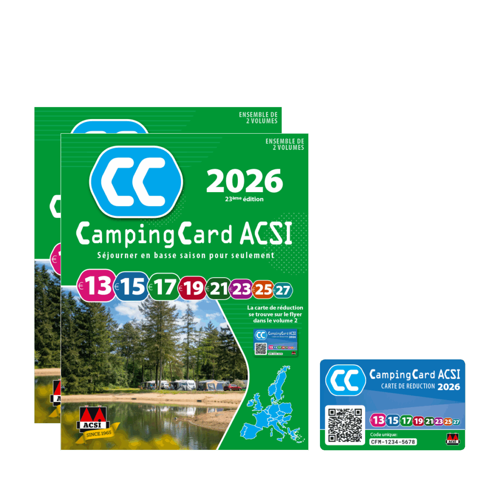 GUide CampingCard ACSI + carte physique - Camping Paradis Domaine de Gaujac forfait fixe de 15 € seulement